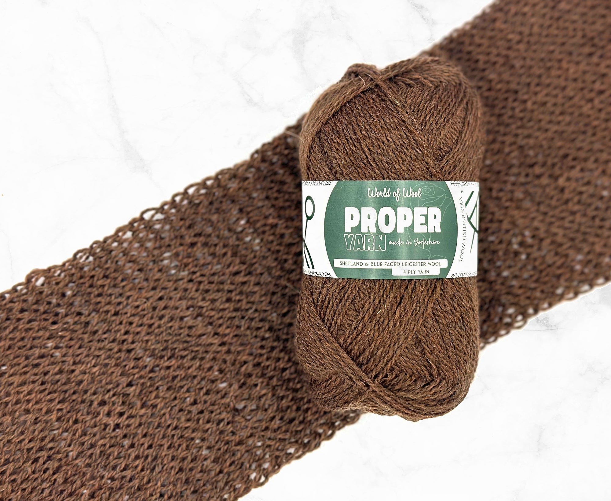 Bairn Brown Proper 4 Ply Yarn