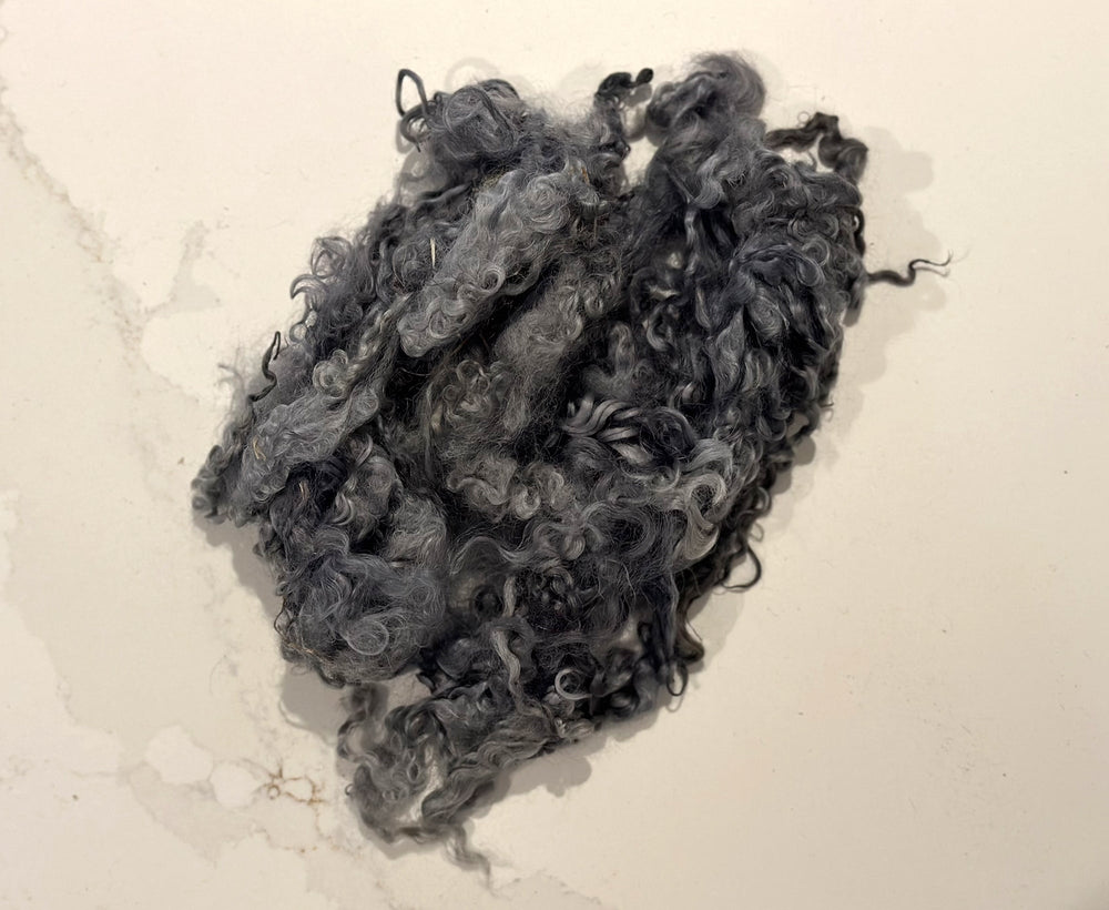 Locky Wensleydale Wool Locks Earl Grey