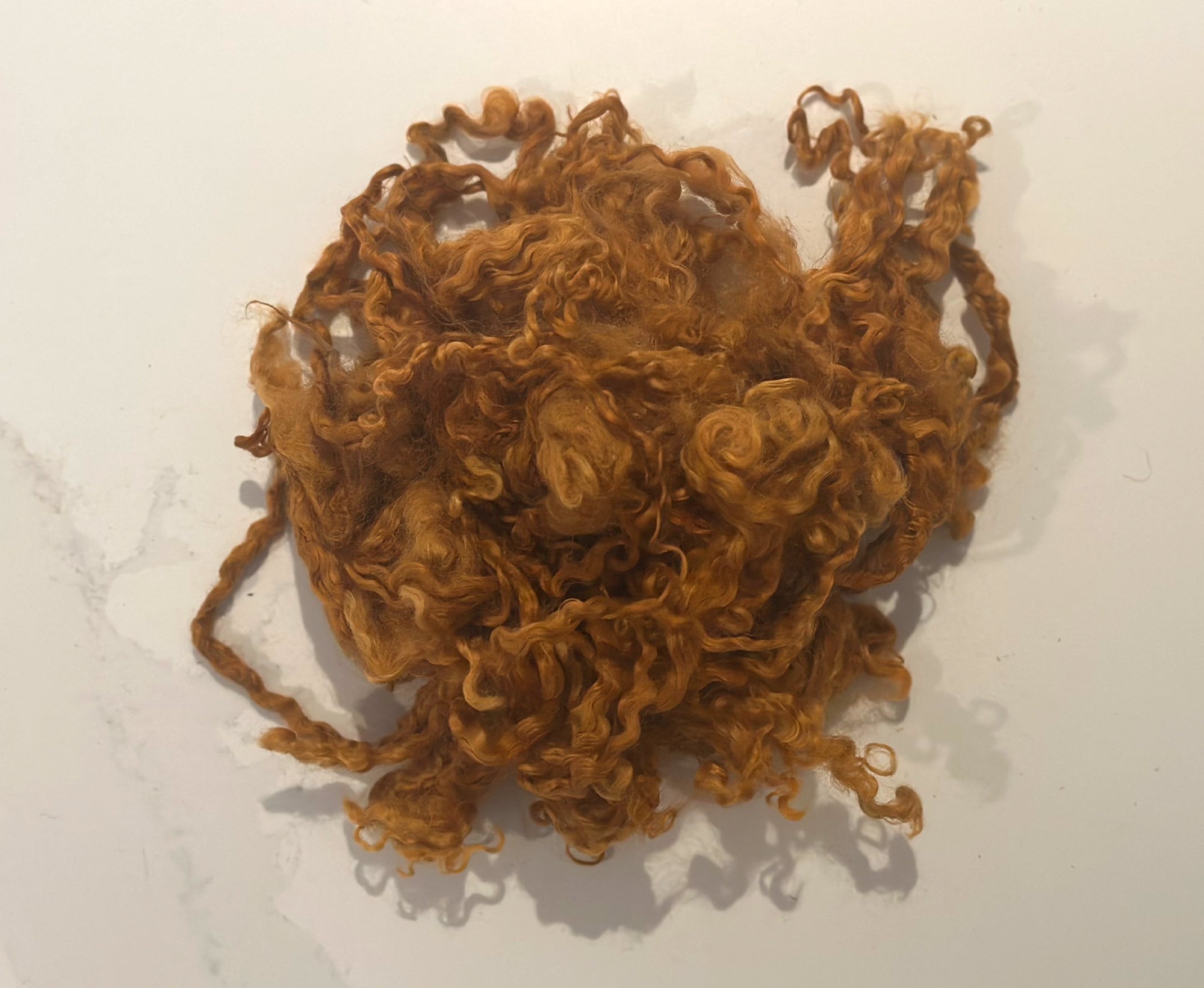 Locky Wensleydale Wool Locks Butternut