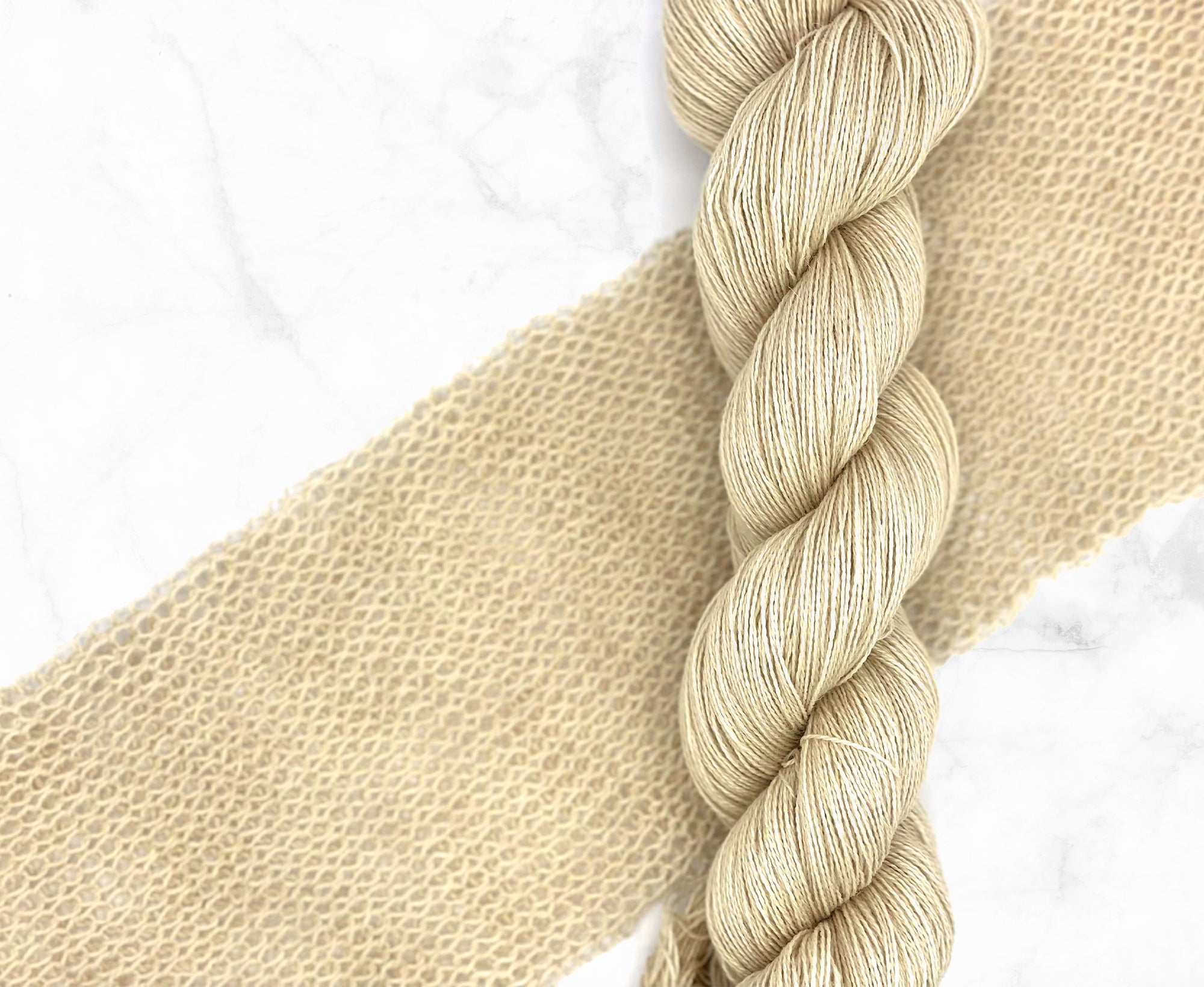 Ivory Lace Yarn | Undyed Superfine Merino & Camel | YL116 – World of ...