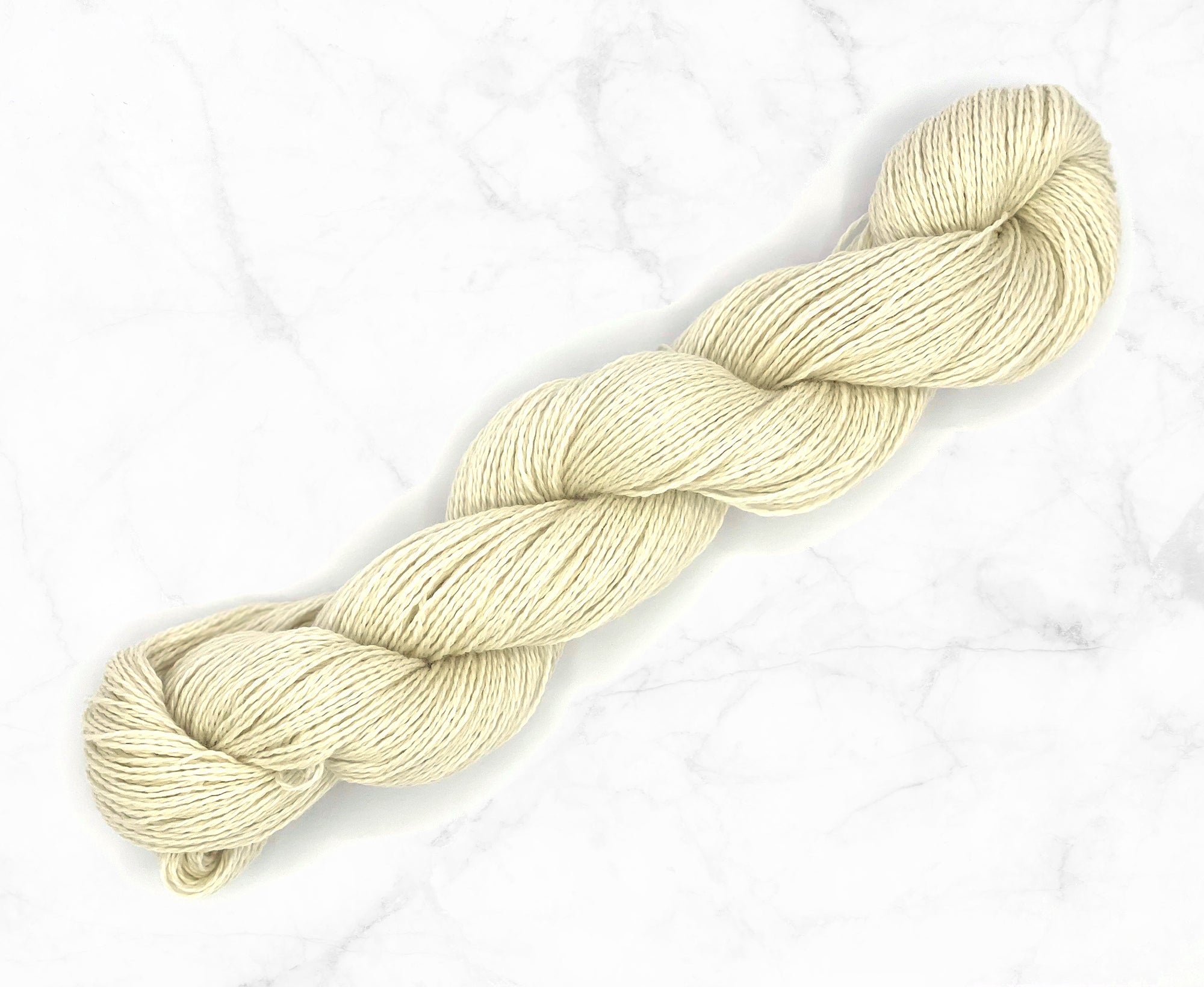 Organic Thassos White 4 Ply Yarn