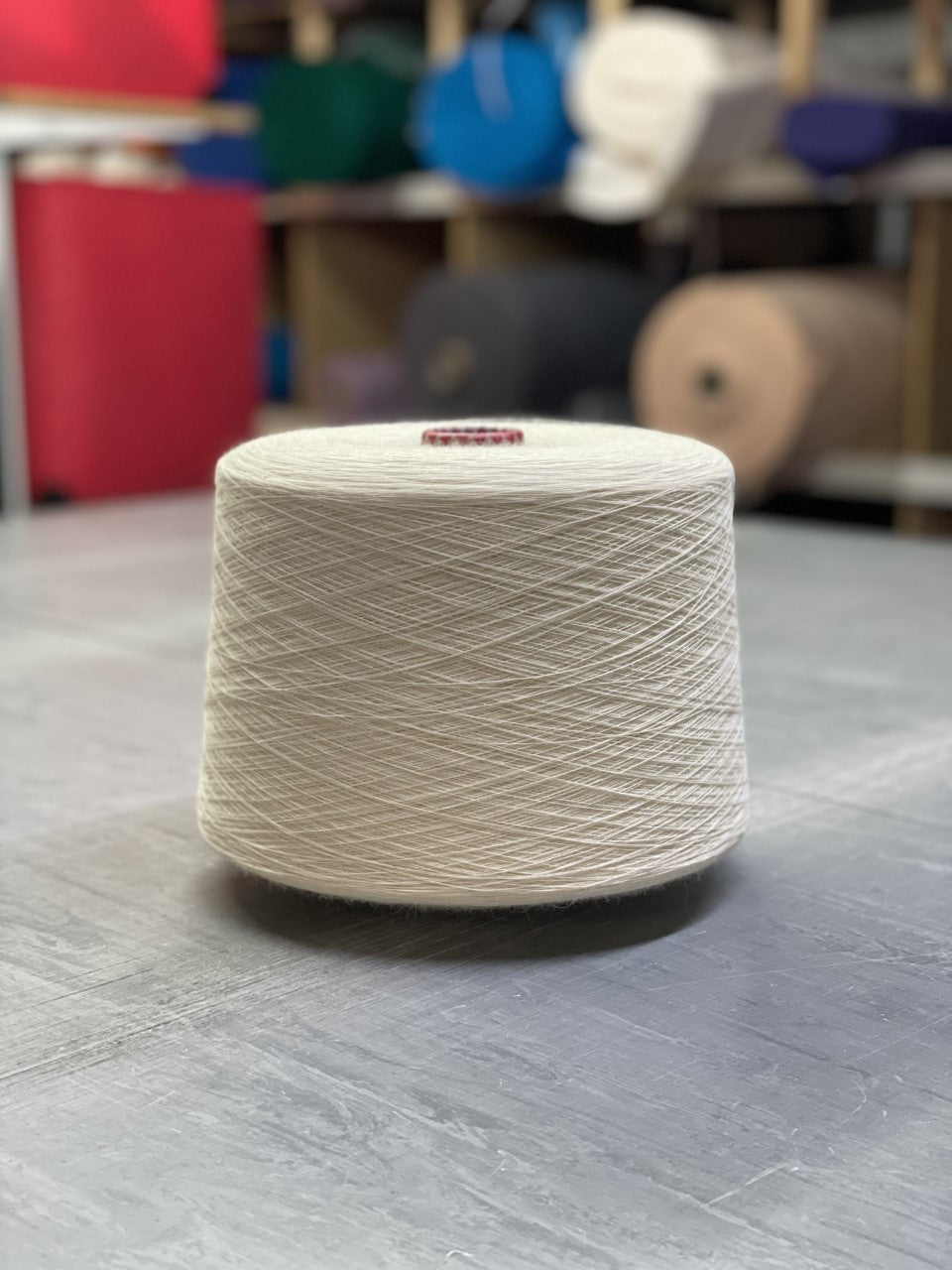 10kg Wool Blend Reverse Twist Weaving Yarn Cones