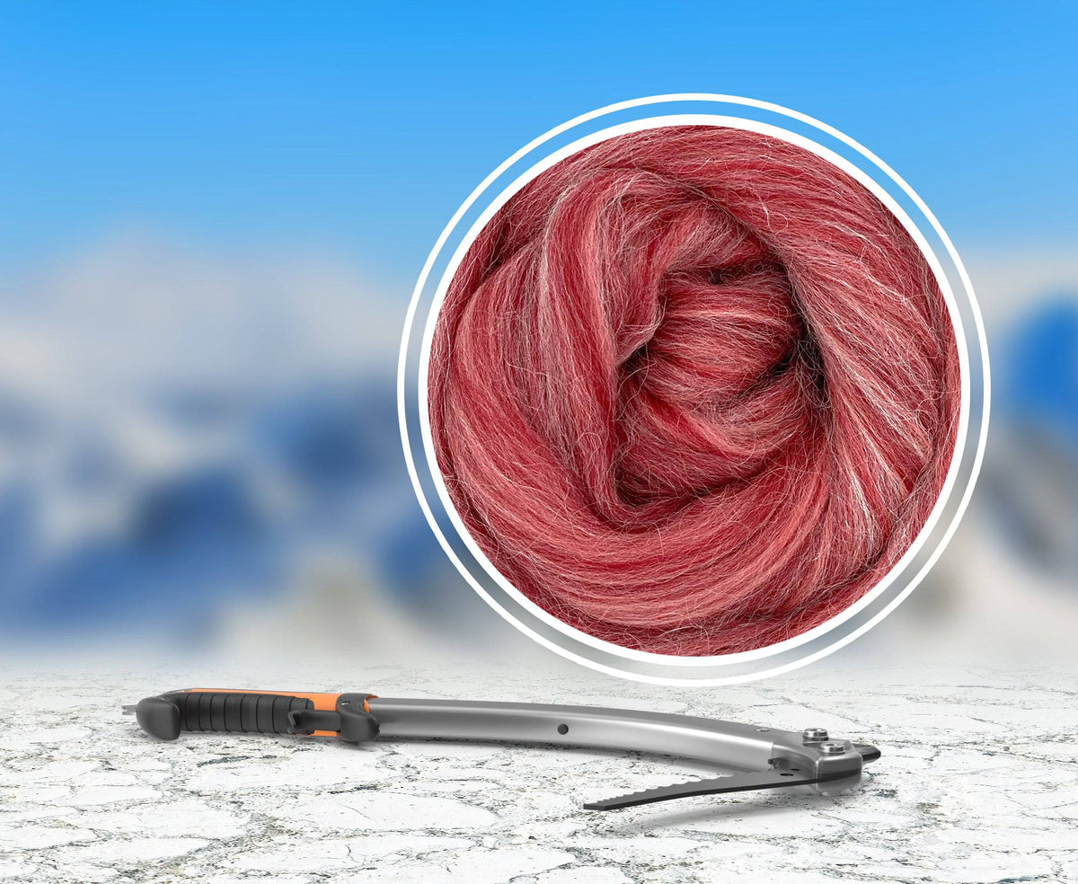 Monte Rosa Red Monte Rosa Red spinning wool – World of Wool Trade