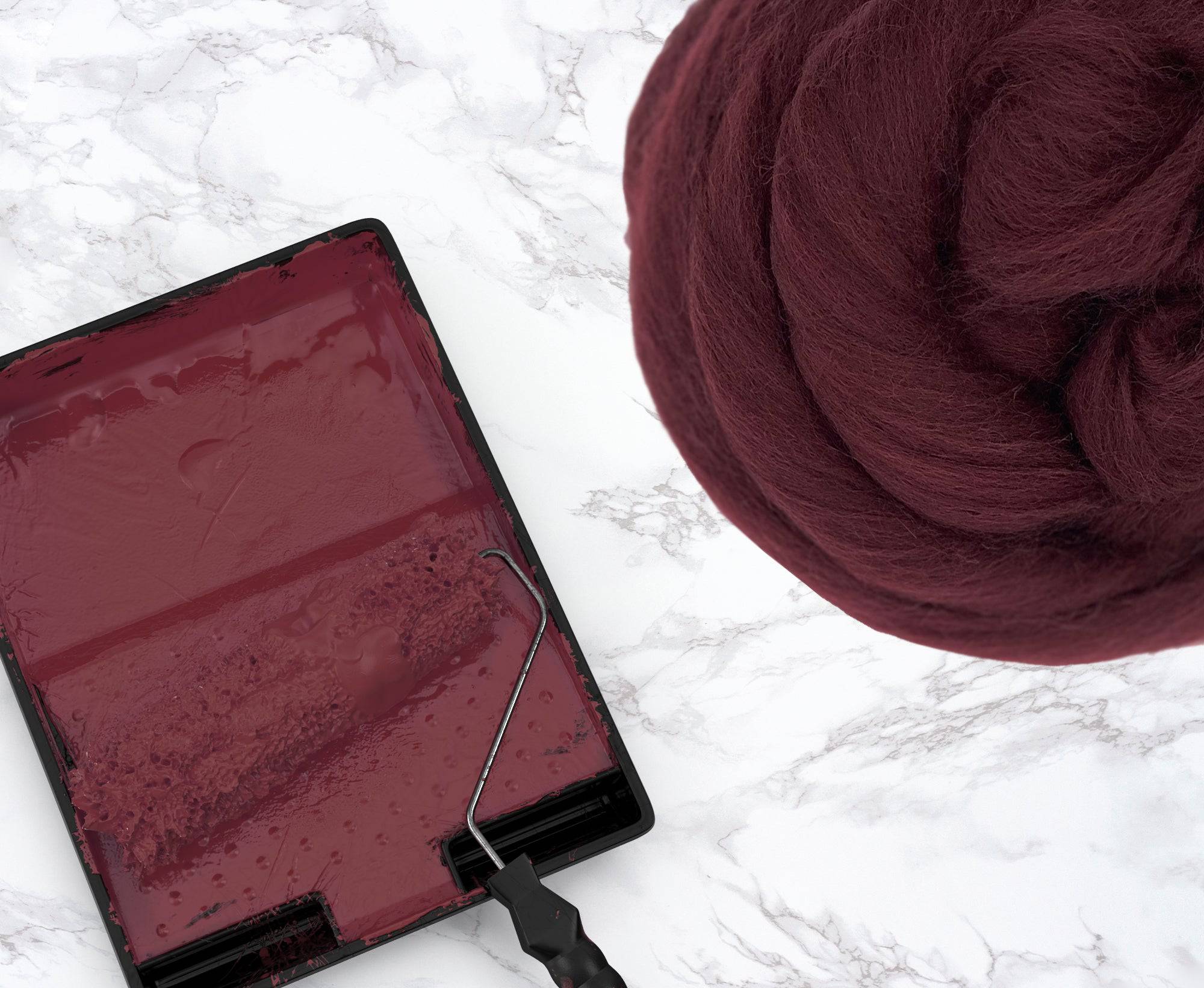 Merino Burgundy - World of Wool