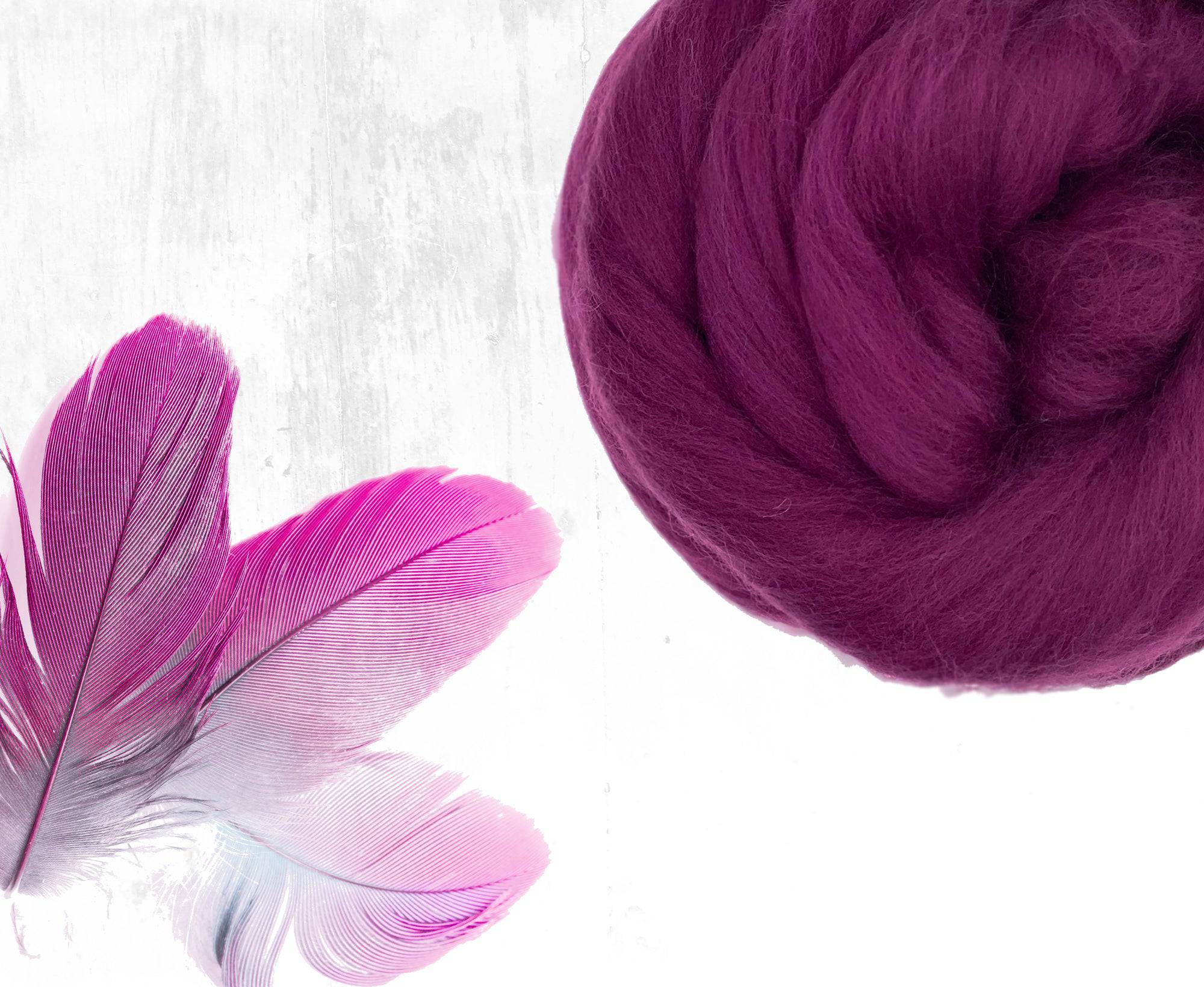 Superfine Merino Damson - World of Wool