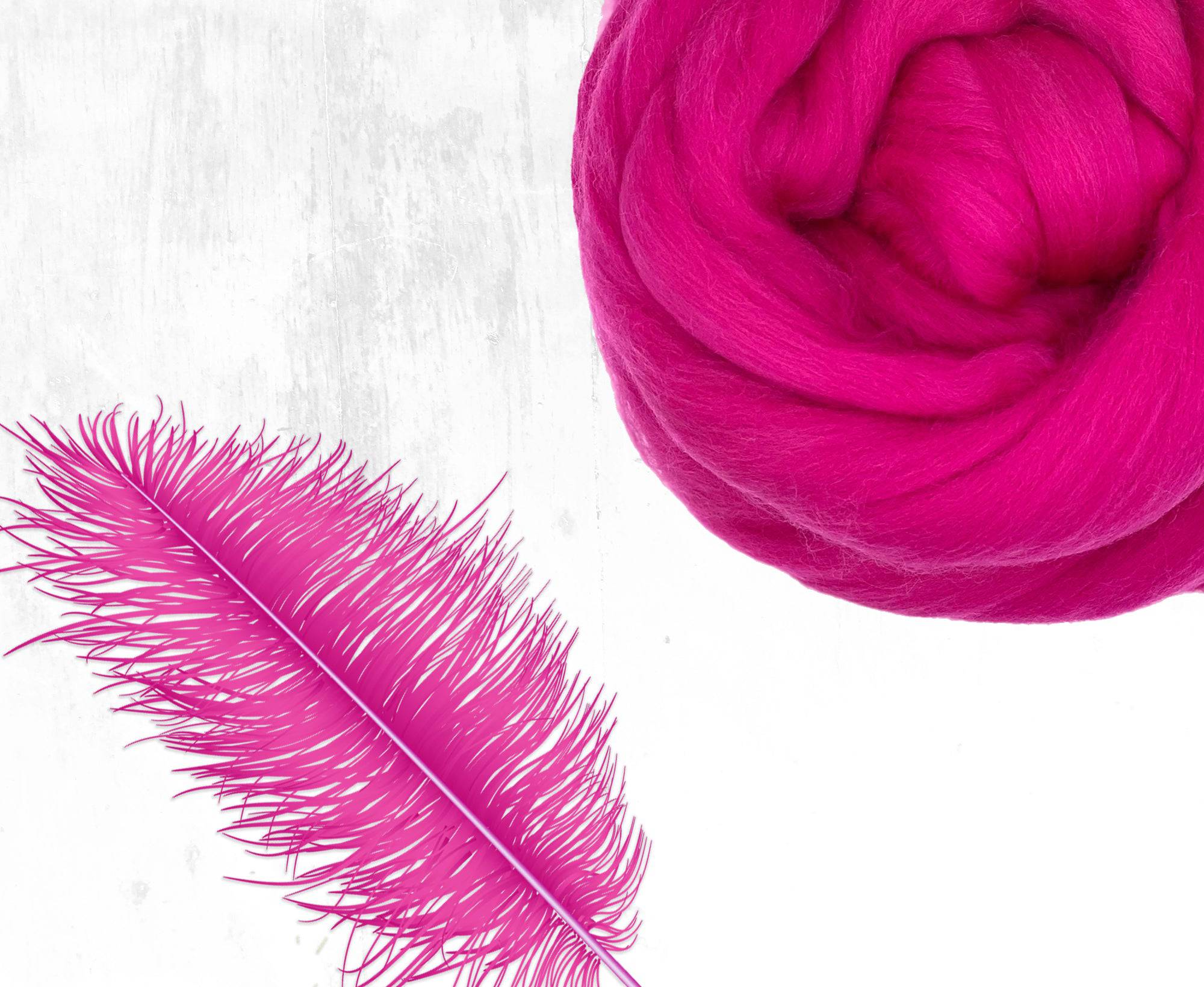 Superfine Merino Raspberry - World of Wool