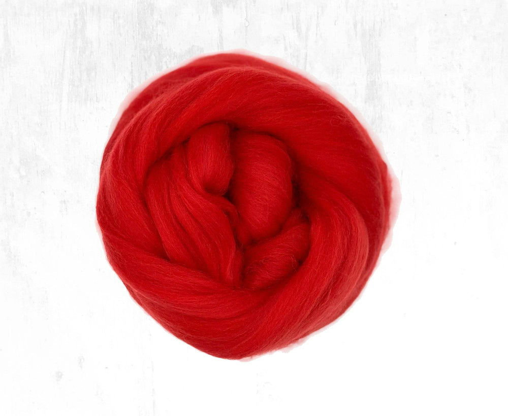 Superfine Merino Scarlet - World of Wool