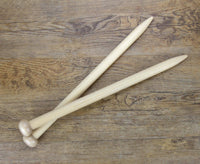 Wooden Single Point Needles - World of Wool