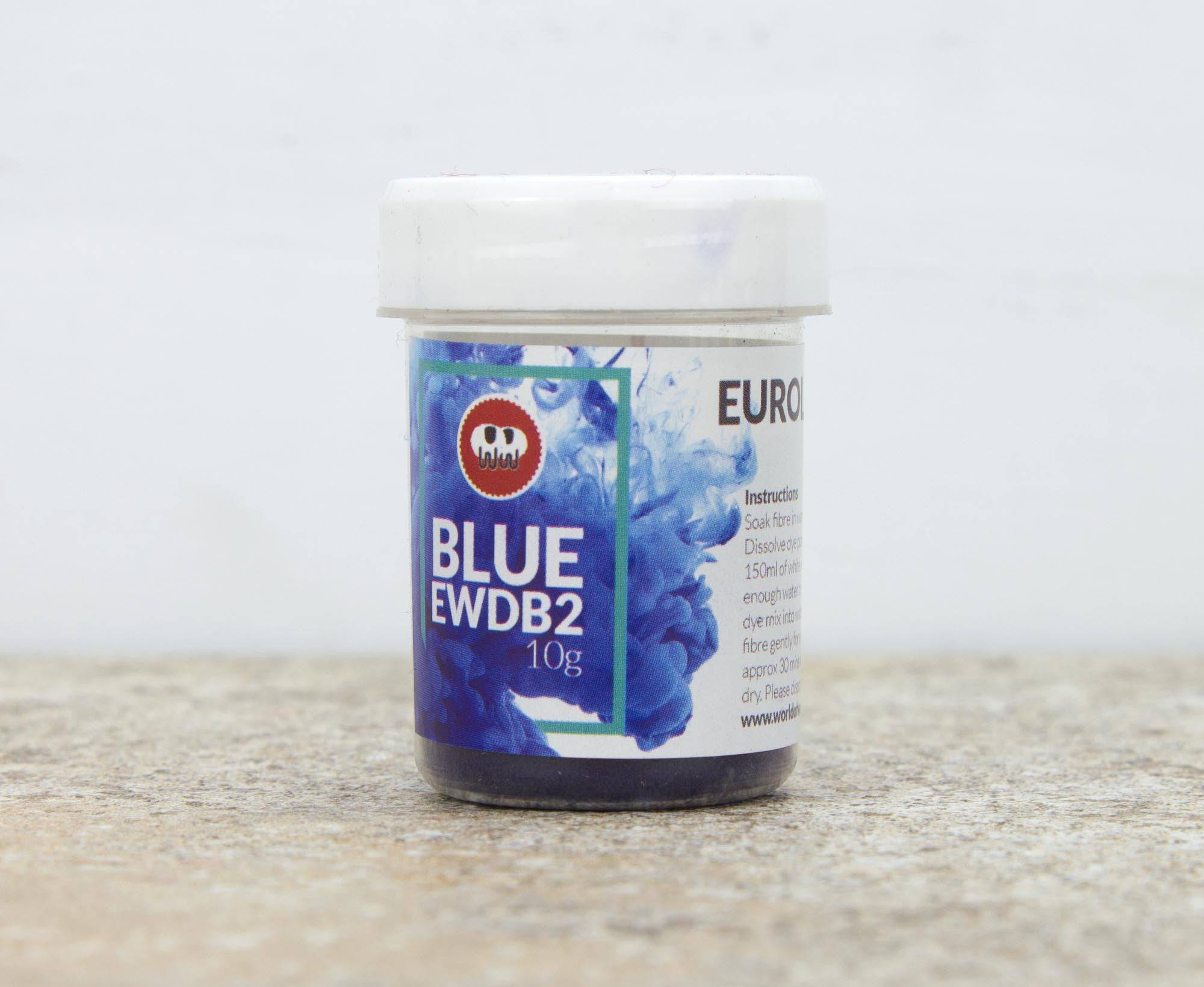 Blue Eurolana Wool Dye - World of Wool