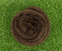 24mic 62's Natural Brown Merino Top - World of Wool