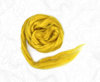 Brasilia Yellow A Grade Mulberry Silk Top - World of Wool