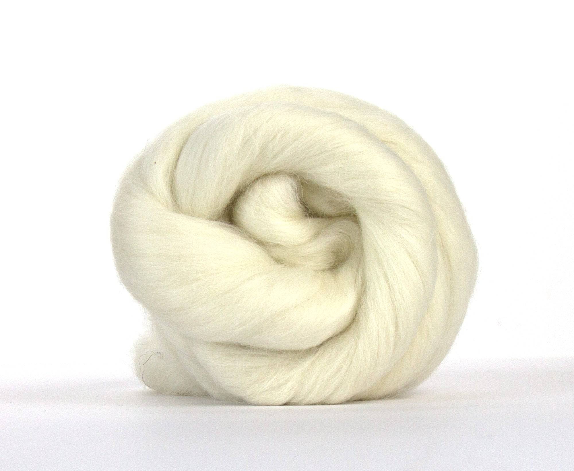 White Baby Royal Superfine Alpaca Top - World of Wool