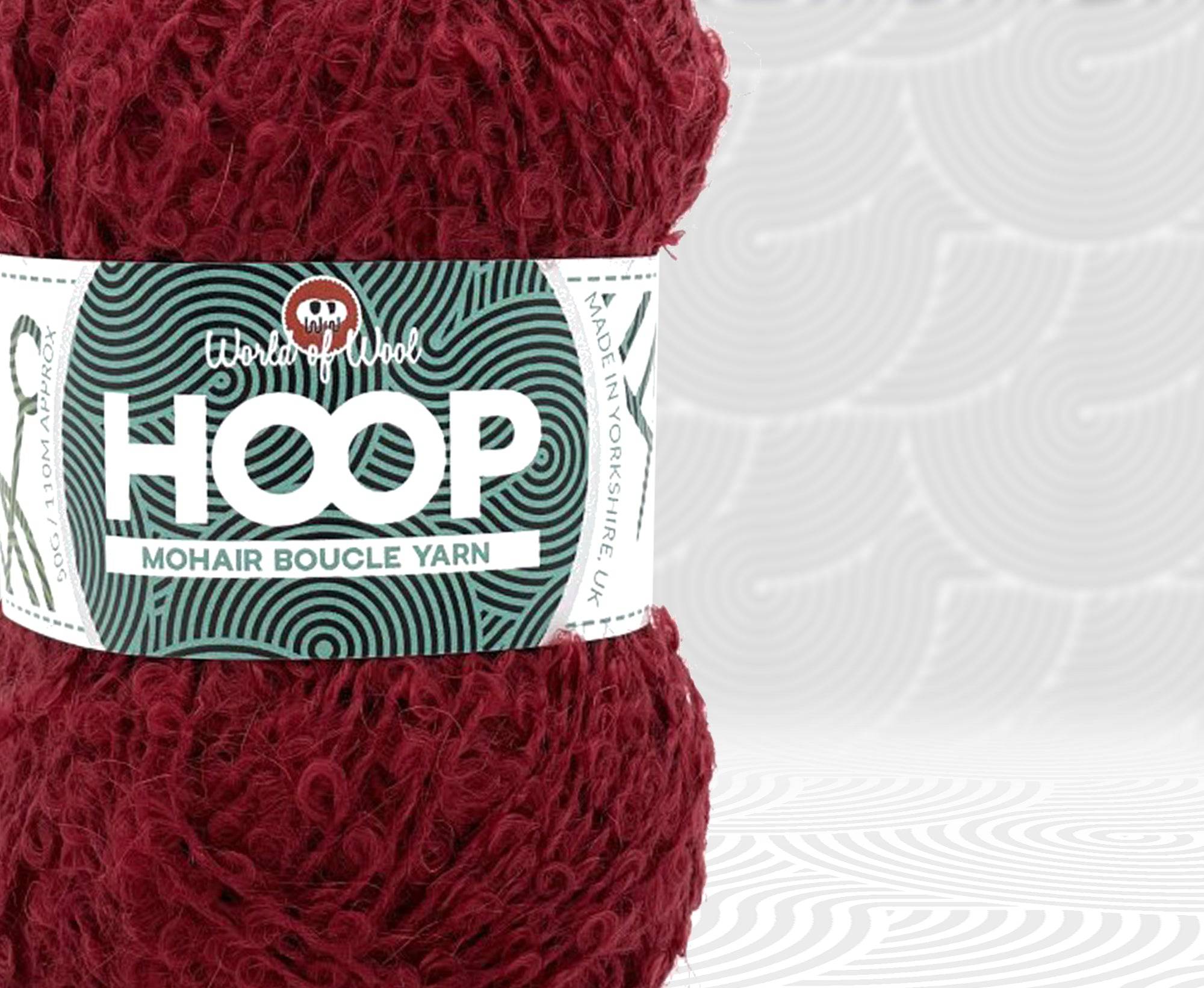 Cardinal Mohair Hoop Boucle - World of Wool