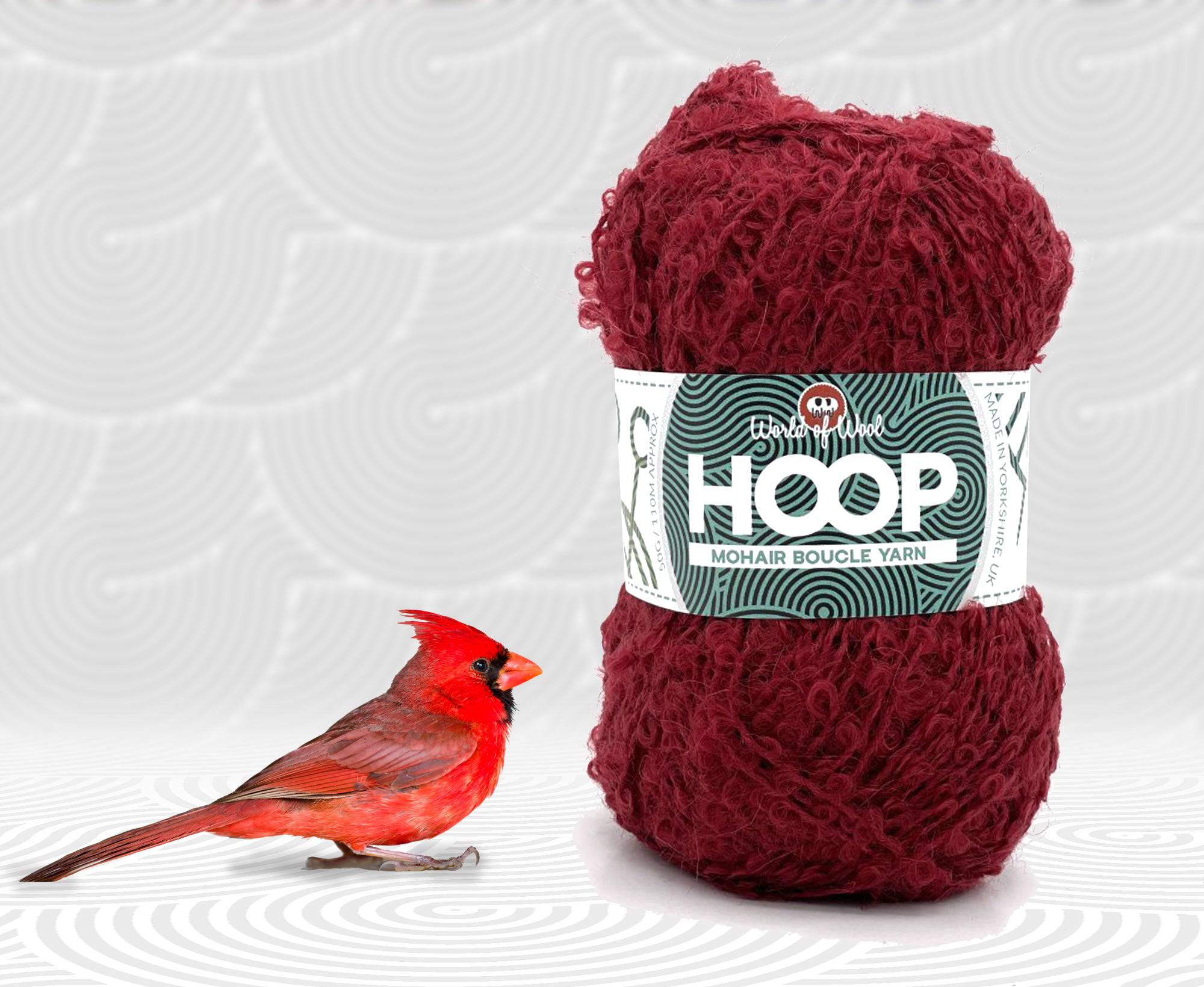 Cardinal Mohair Hoop Boucle Yarn – World of Wool Trade