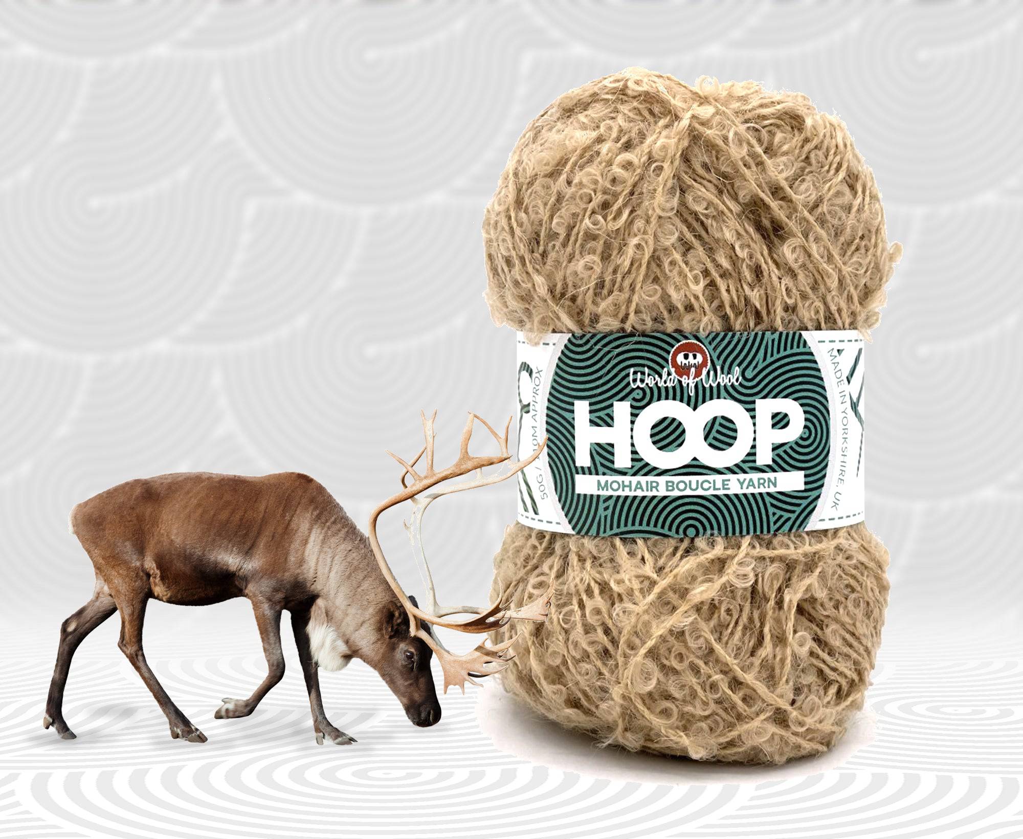Caribou Mohair Hoop Boucle – World of Wool Trade