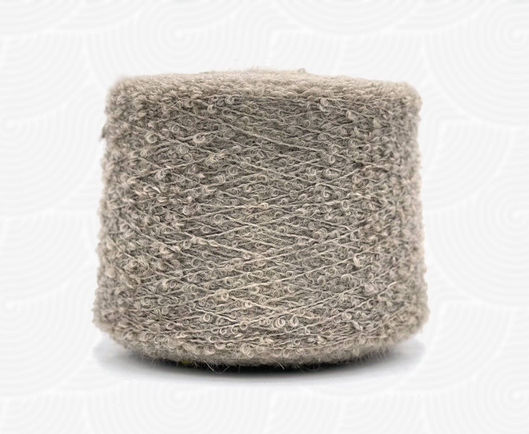 Elephant Mohair Hoop Boucle Cone - World of Wool