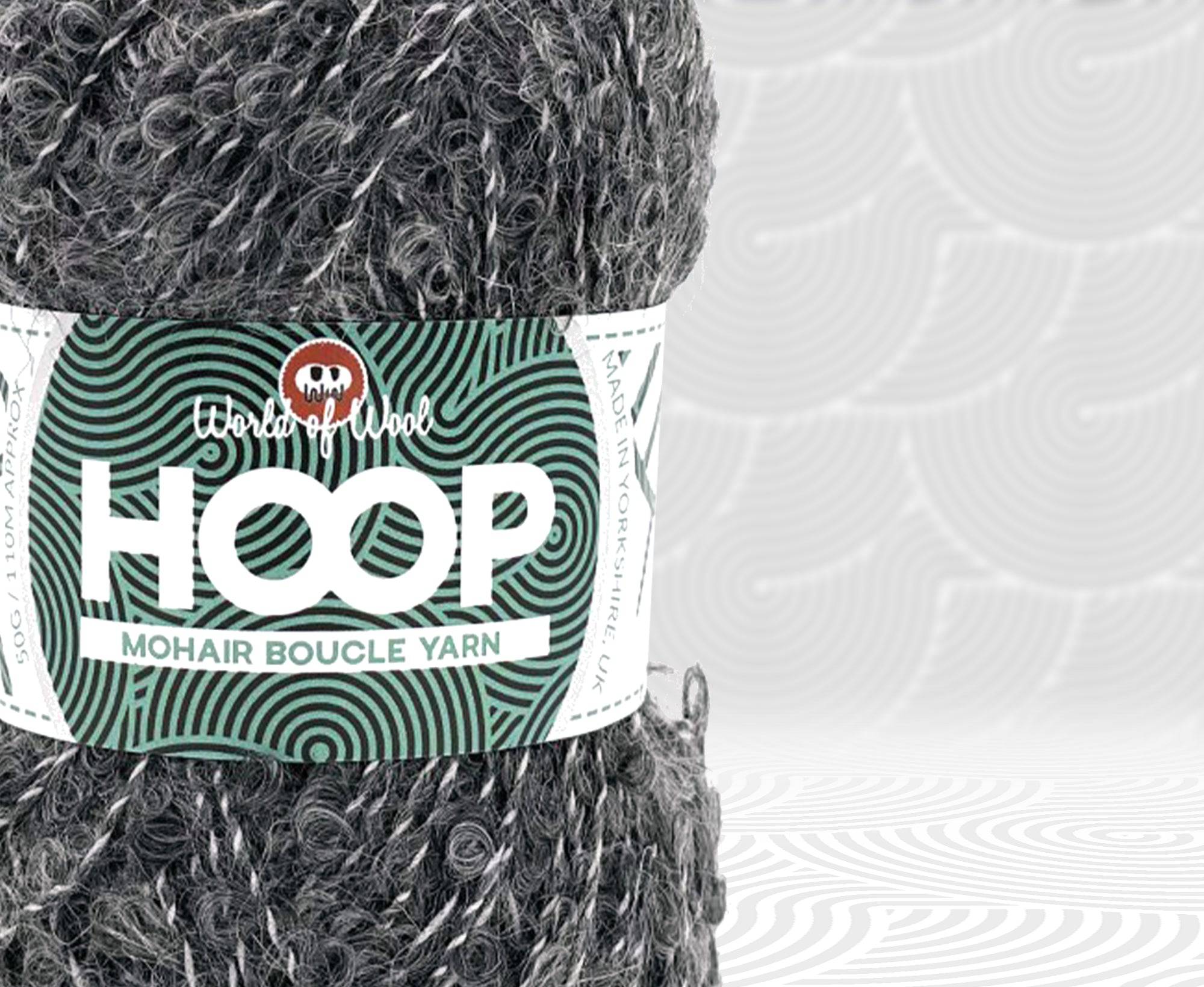 Hippo Mohair Hoop Boucle - World of Wool