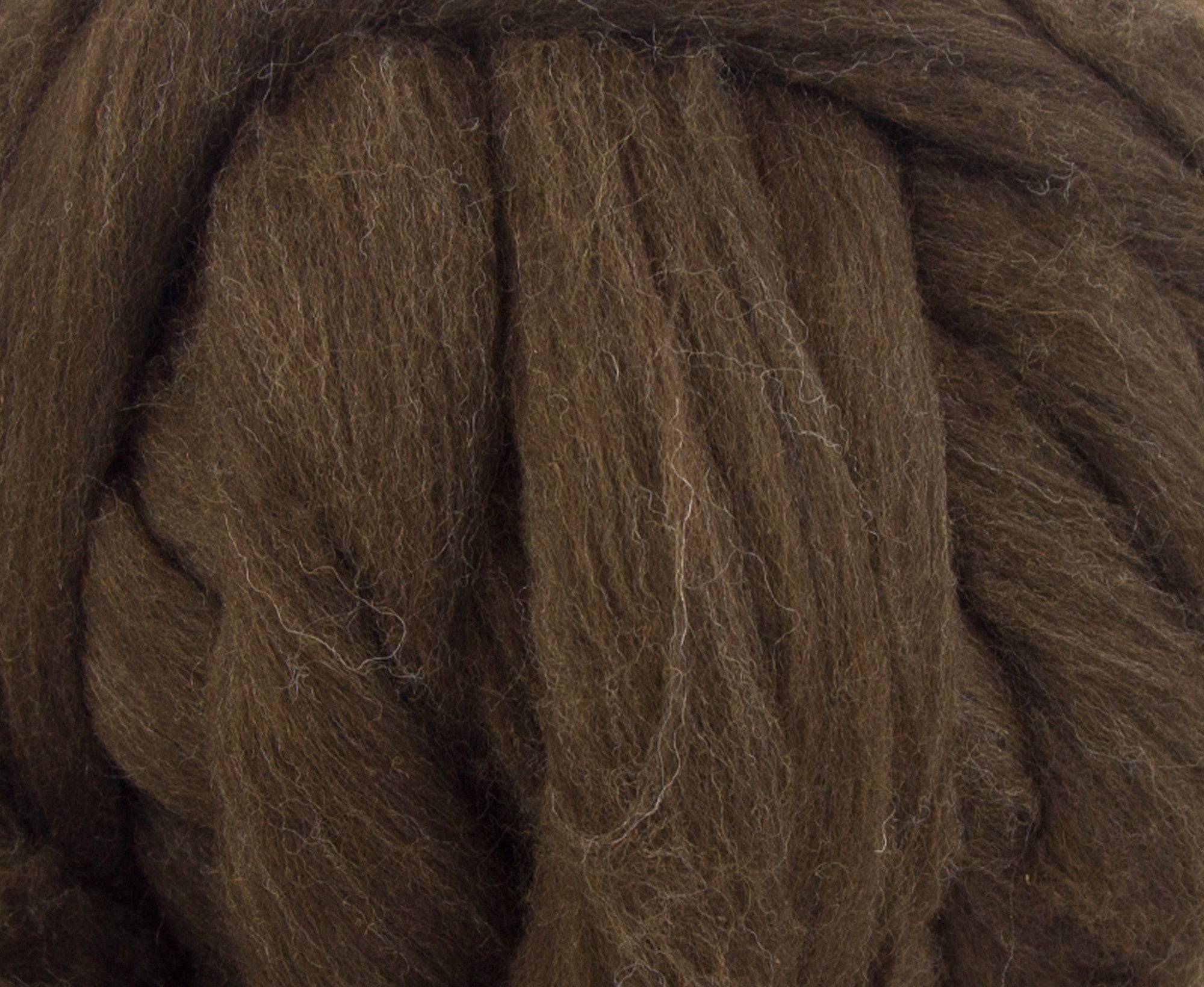 Natural Brown Merino Jumbo Yarn - World of Wool