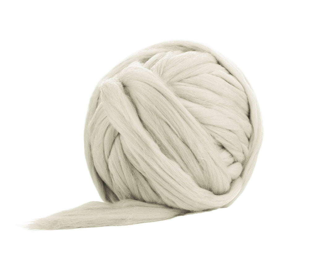 Natural White Merino Jumbo Yarn - World of Wool