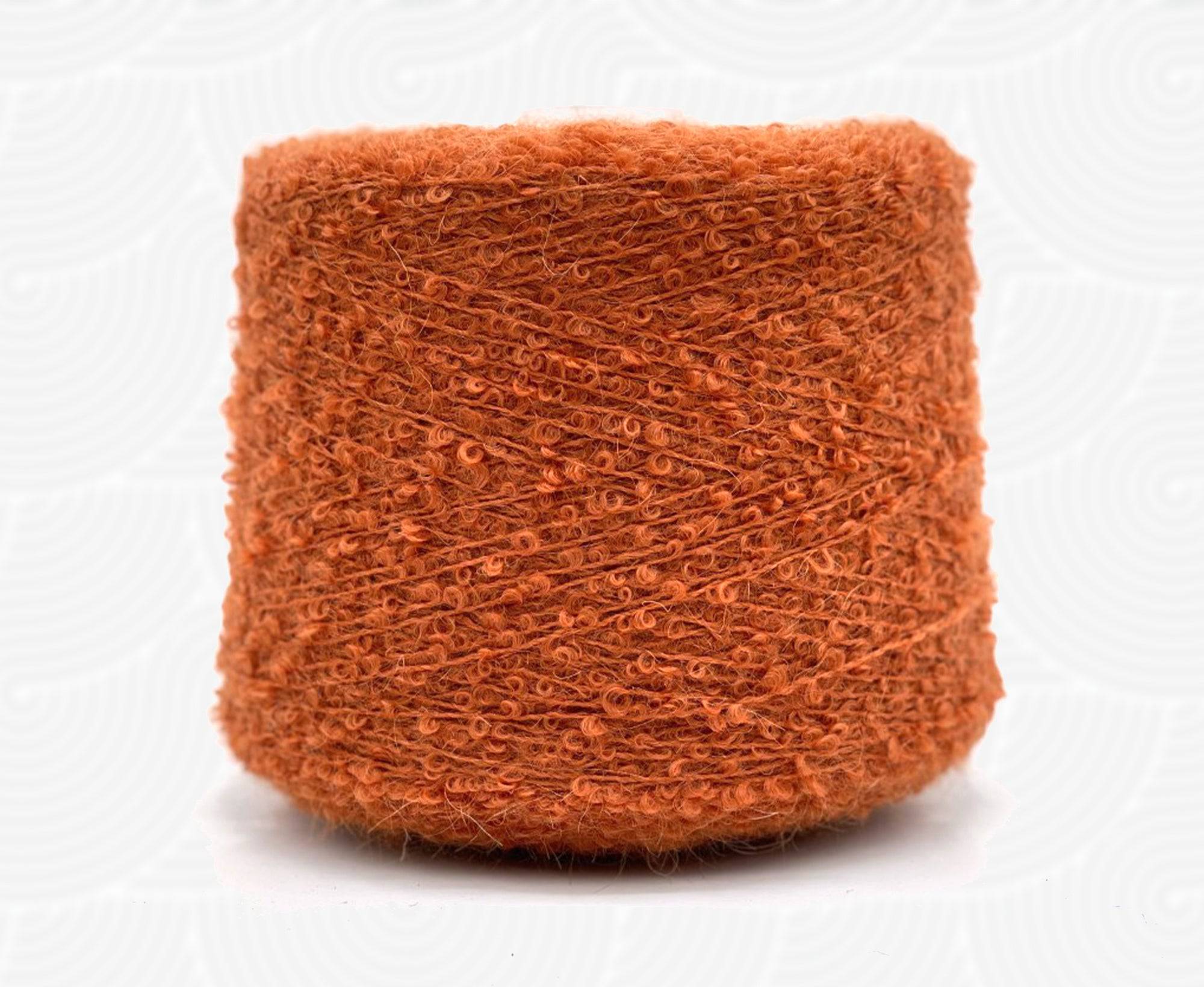 Orangutan Mohair Hoop Boucle Cone - World of Wool