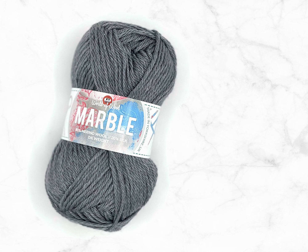 Powder Ash Marble DK - World of Wool