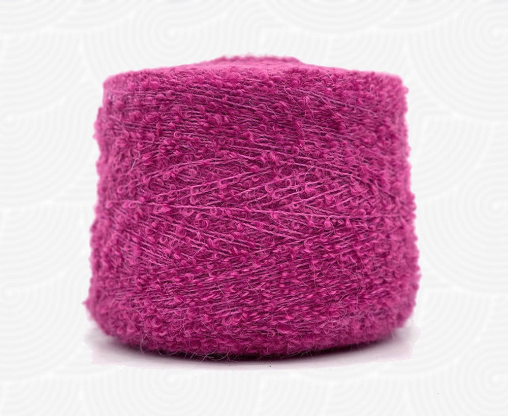 Seahorse Mohair Hoop Boucle Cone - World of Wool