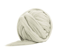 Superfine Natural White Merino Jumbo Yarn - World of Wool