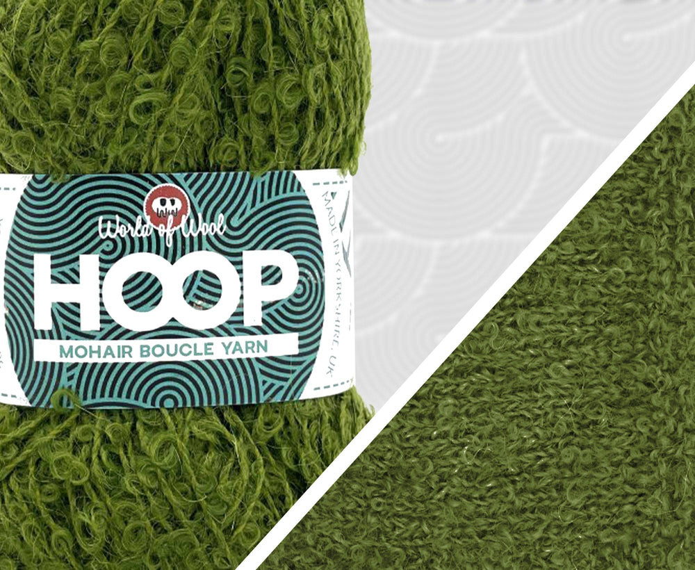 Tree Frog Mohair Hoop Boucle - World of Wool