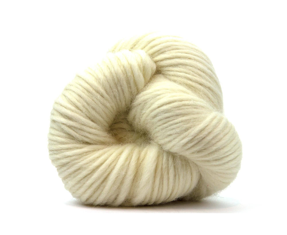 White Cheviot Super Chunky Weight Hank - World of Wool