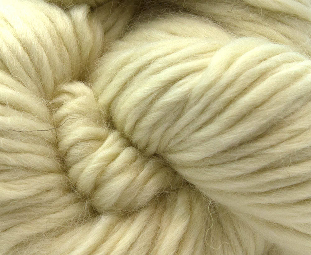 White Falkland Super Chunky Weight Hank - World of Wool