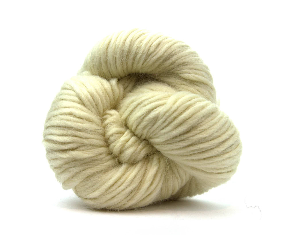 White Falkland Super Chunky Weight Hank - World of Wool