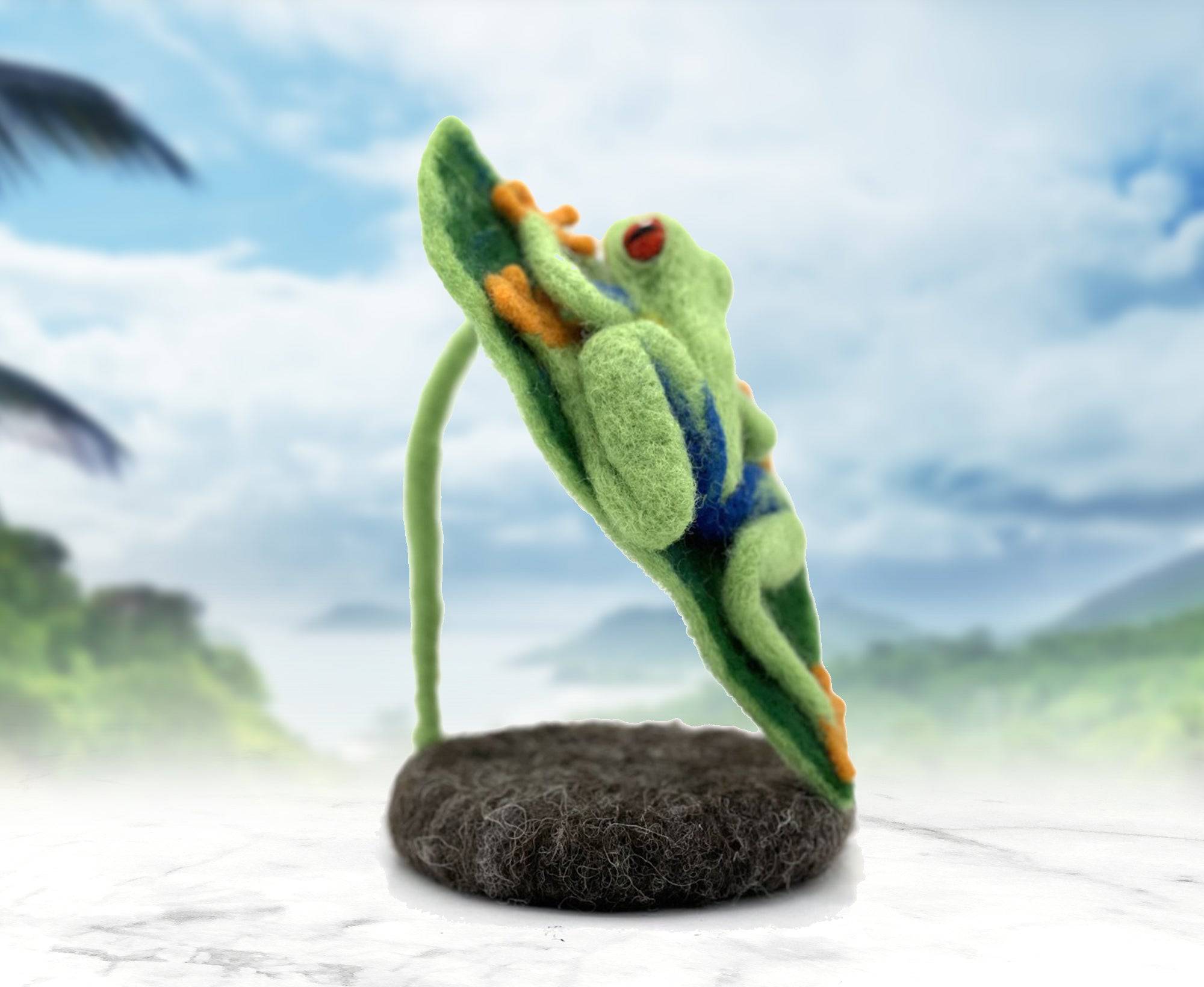 Fonzo the Frog | Needle Felting Kit - World of Wool