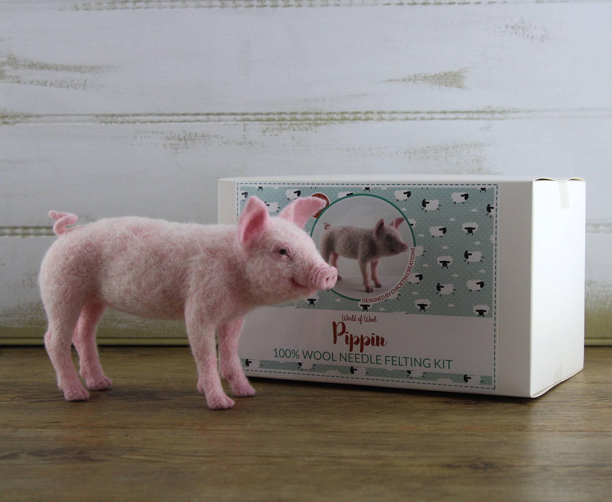 Pippin The Pig | Needle Felting Kit - World of Wool