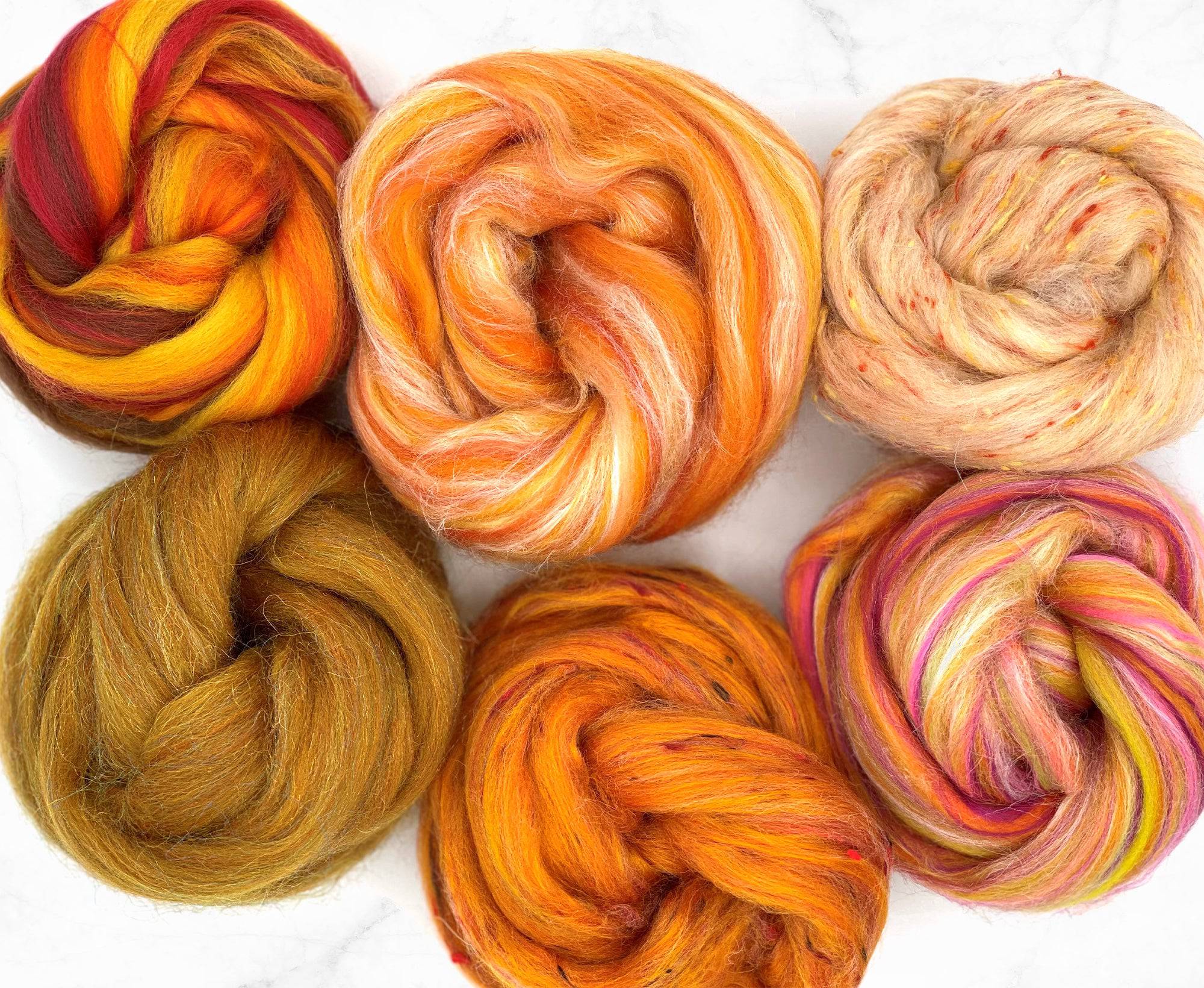 The Orange Glow Collection – World of Wool Trade